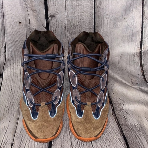 Adidas Yeezy 500 High Tactical Orange Authentic GW2873 Size 12 High Top Sneaker - Picture 5 of 9